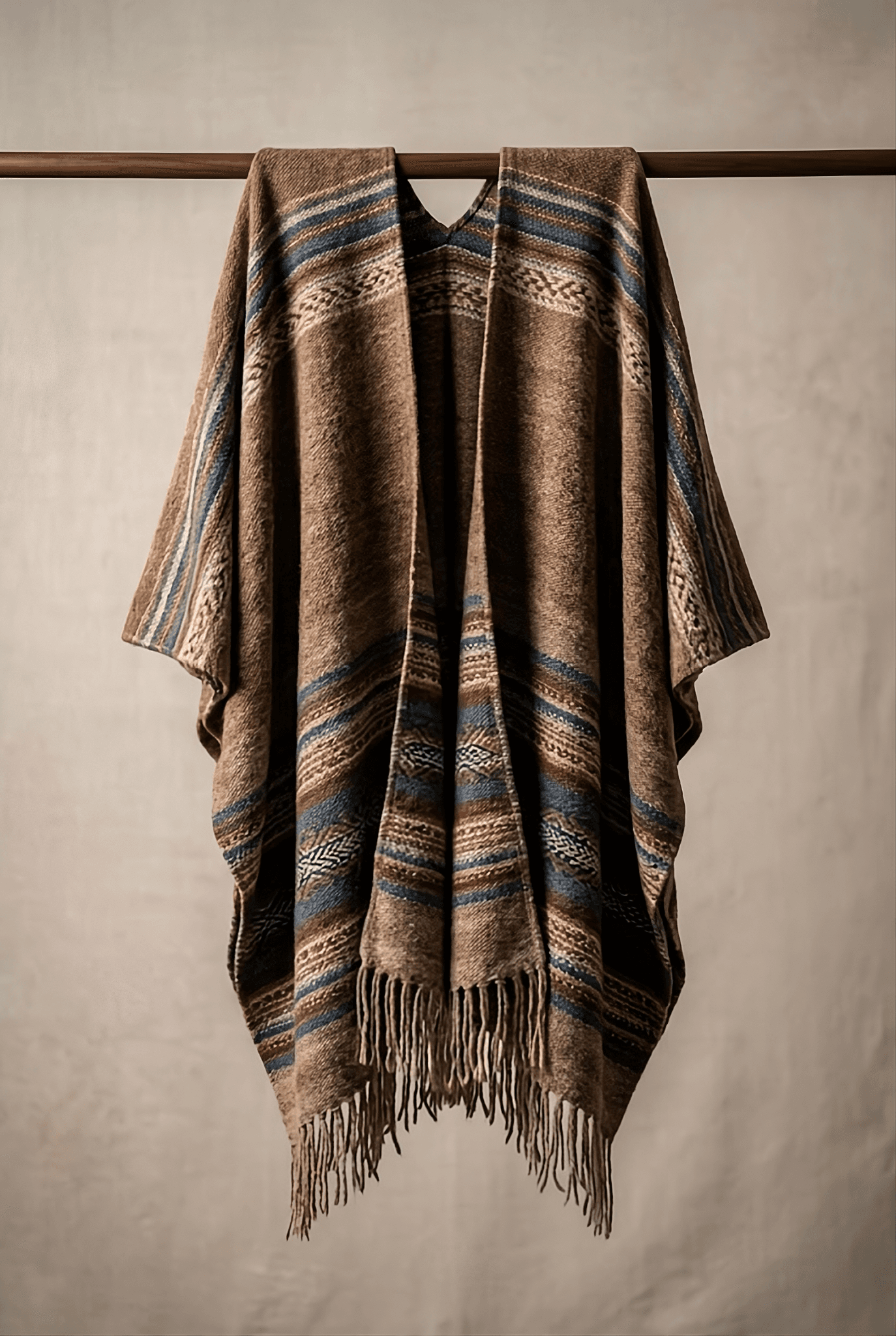 Ruanas tradicionales de lana en Nobsa