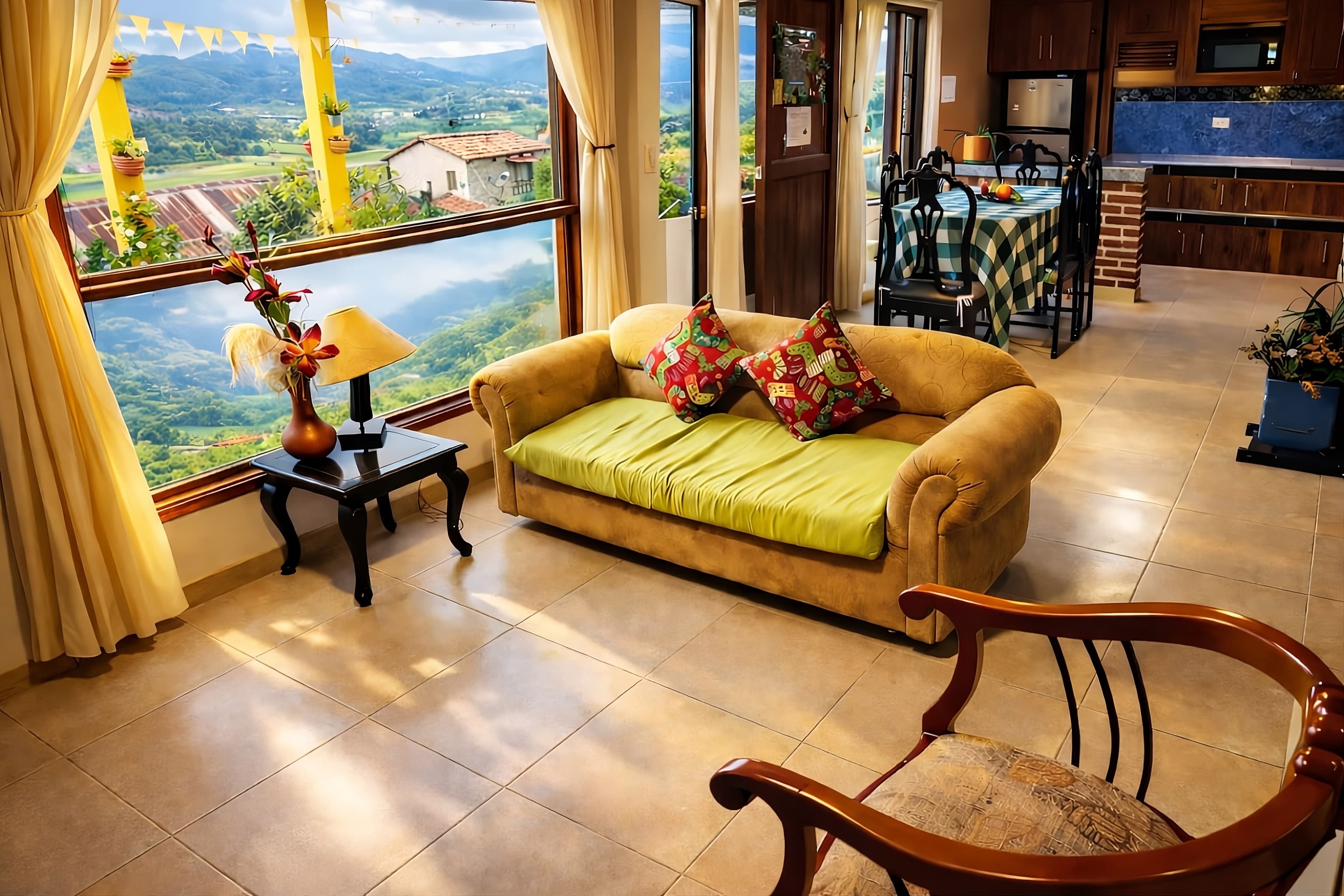 Alojamiento en Paipa, Boyaca: Cabaña con fogata y parrilla para 8 en Paipa